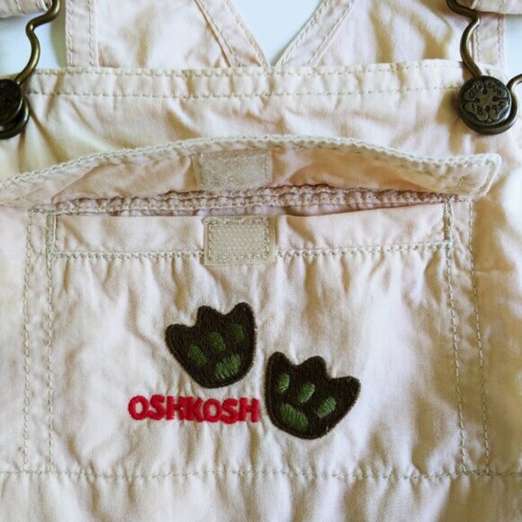 OshKosh Pawprint Cargo Shortalls 24 Months - Picture 7 of 10